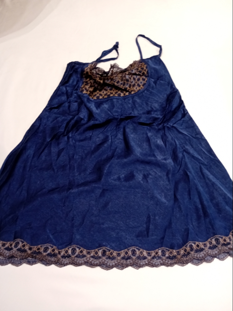 Victoria's Secret Blue Mini Slip Dress