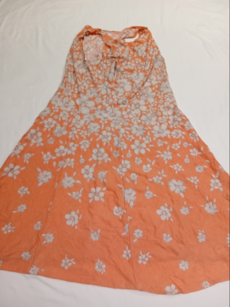 Vestido maxi de estampado floral