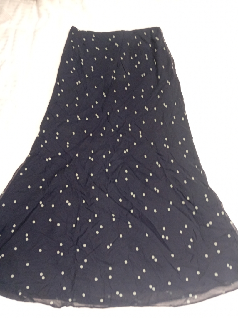 Ann Taylor Polka Dot Maxi Skirt