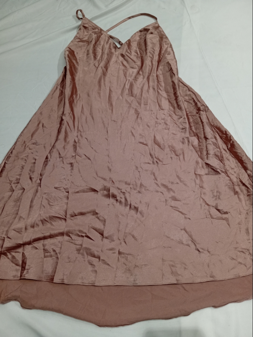 Victoria's Secret Pink Satin Slip Dress