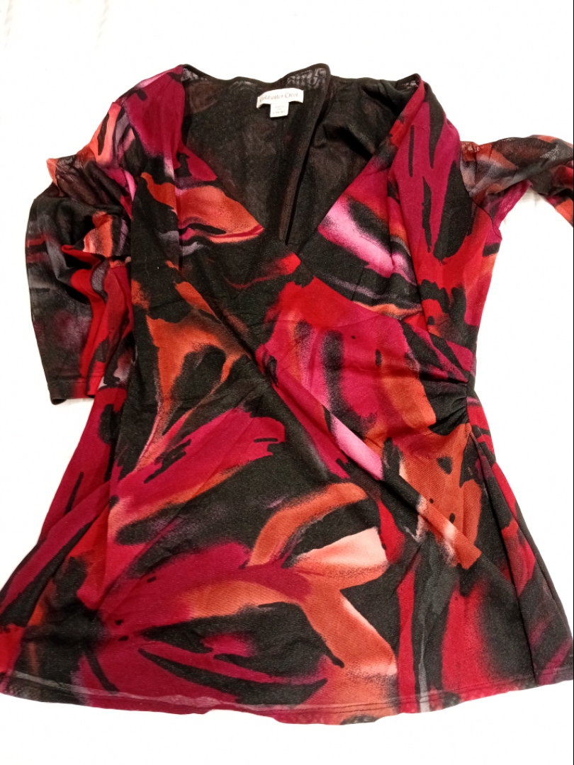 Coldwater Creek Floral Print Blouse