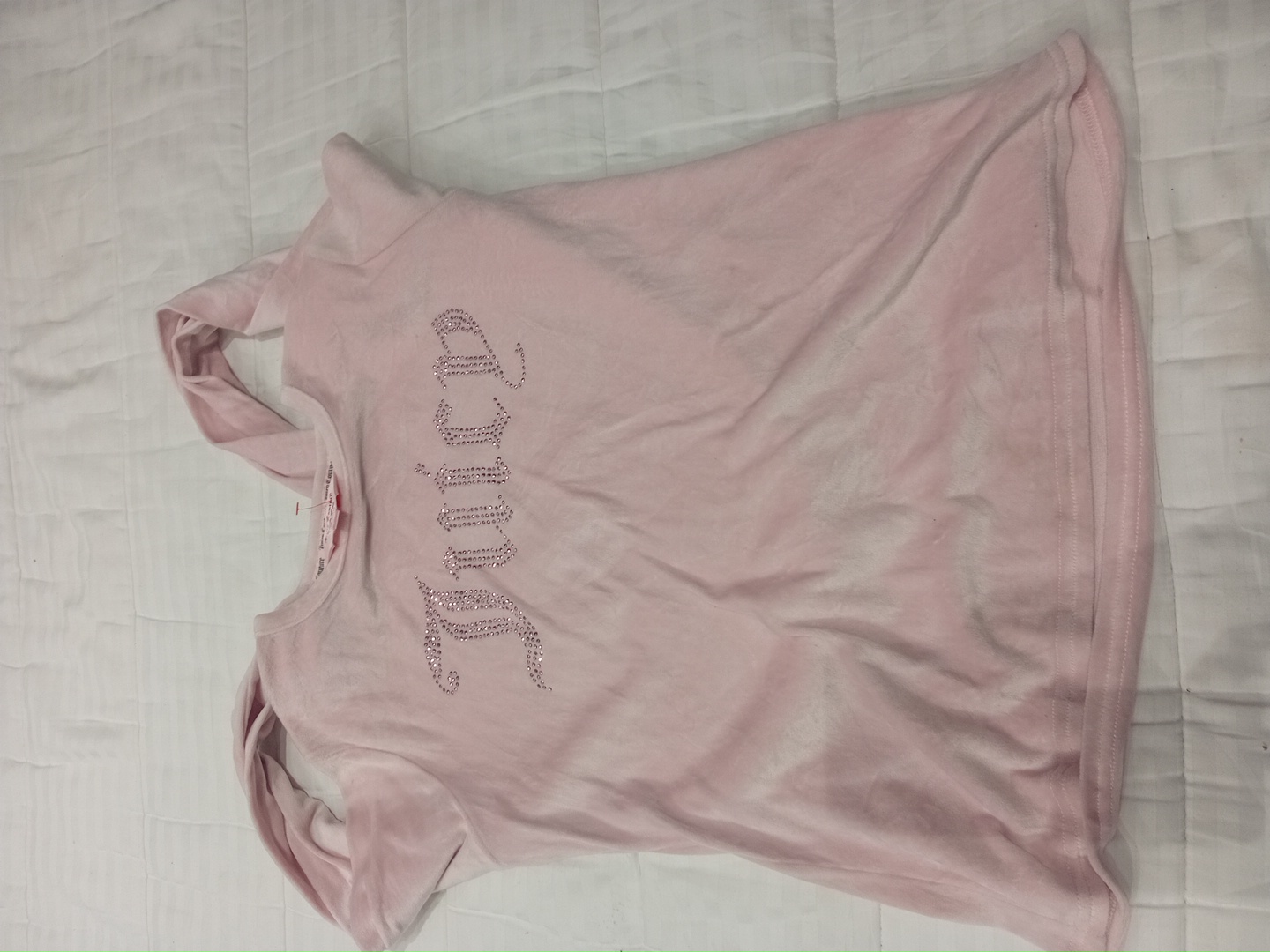 Juicy Couture Pink Velour Top