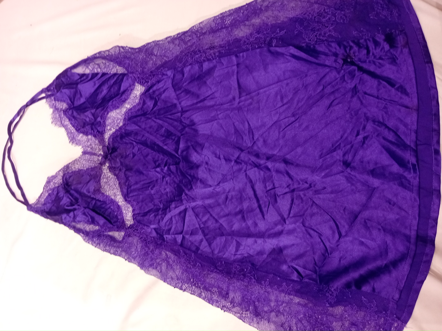 Victoria's Secret Purple Lace Trim Cami