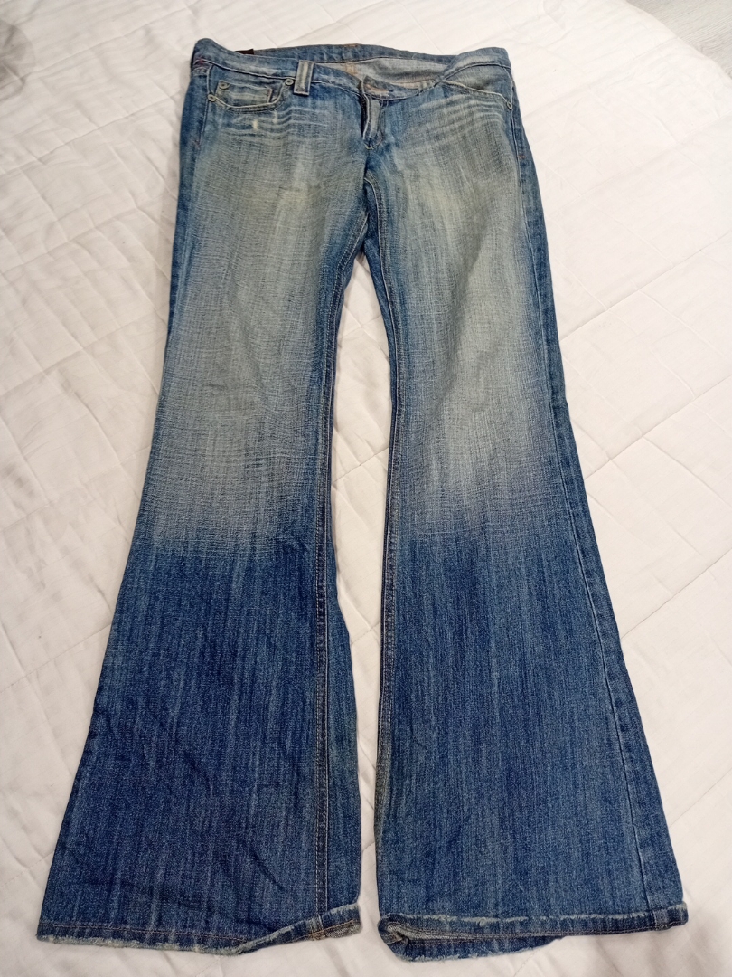 Low Rise Flare Jeans
