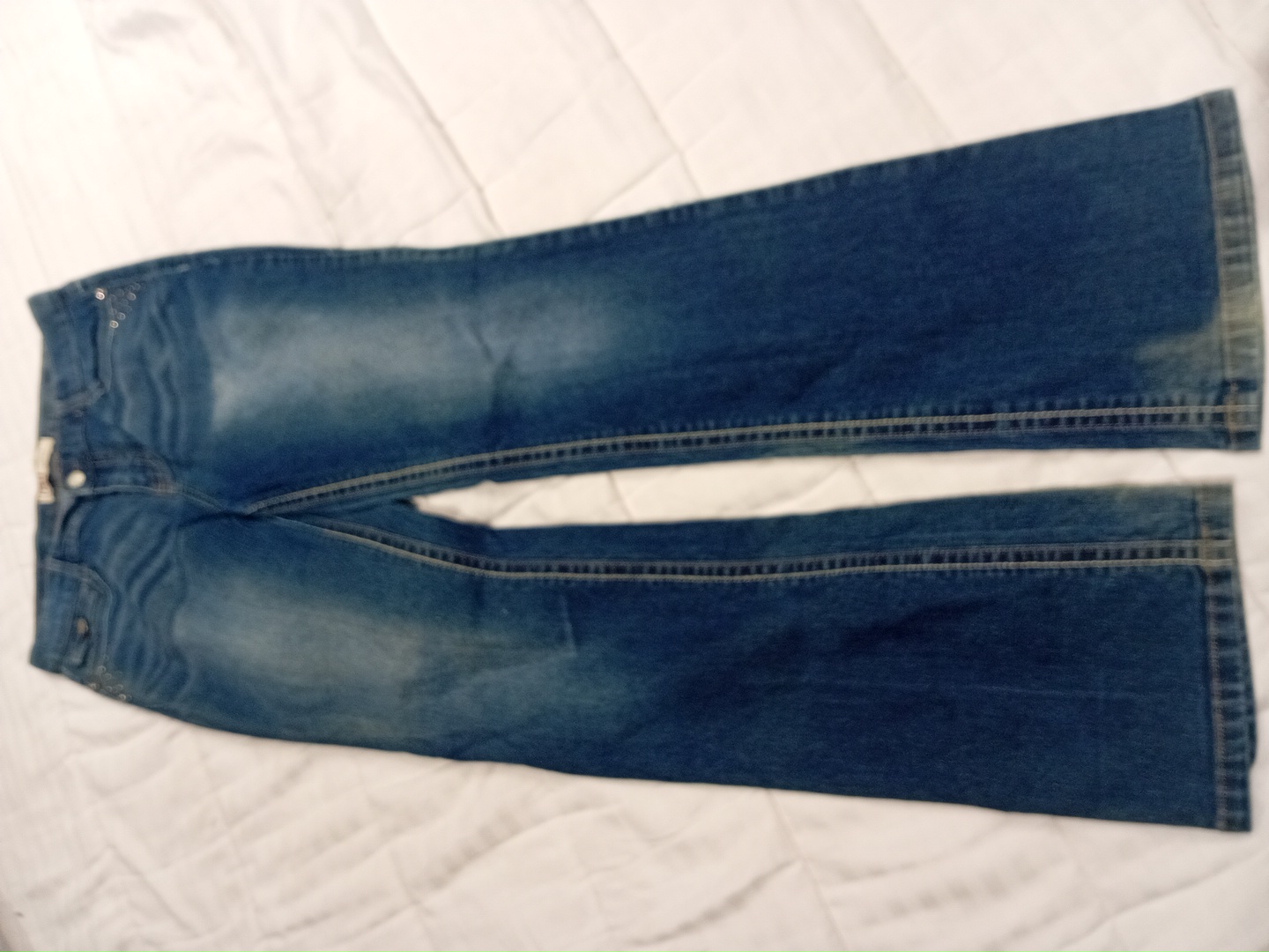 Embellished Flare Leg Jeans