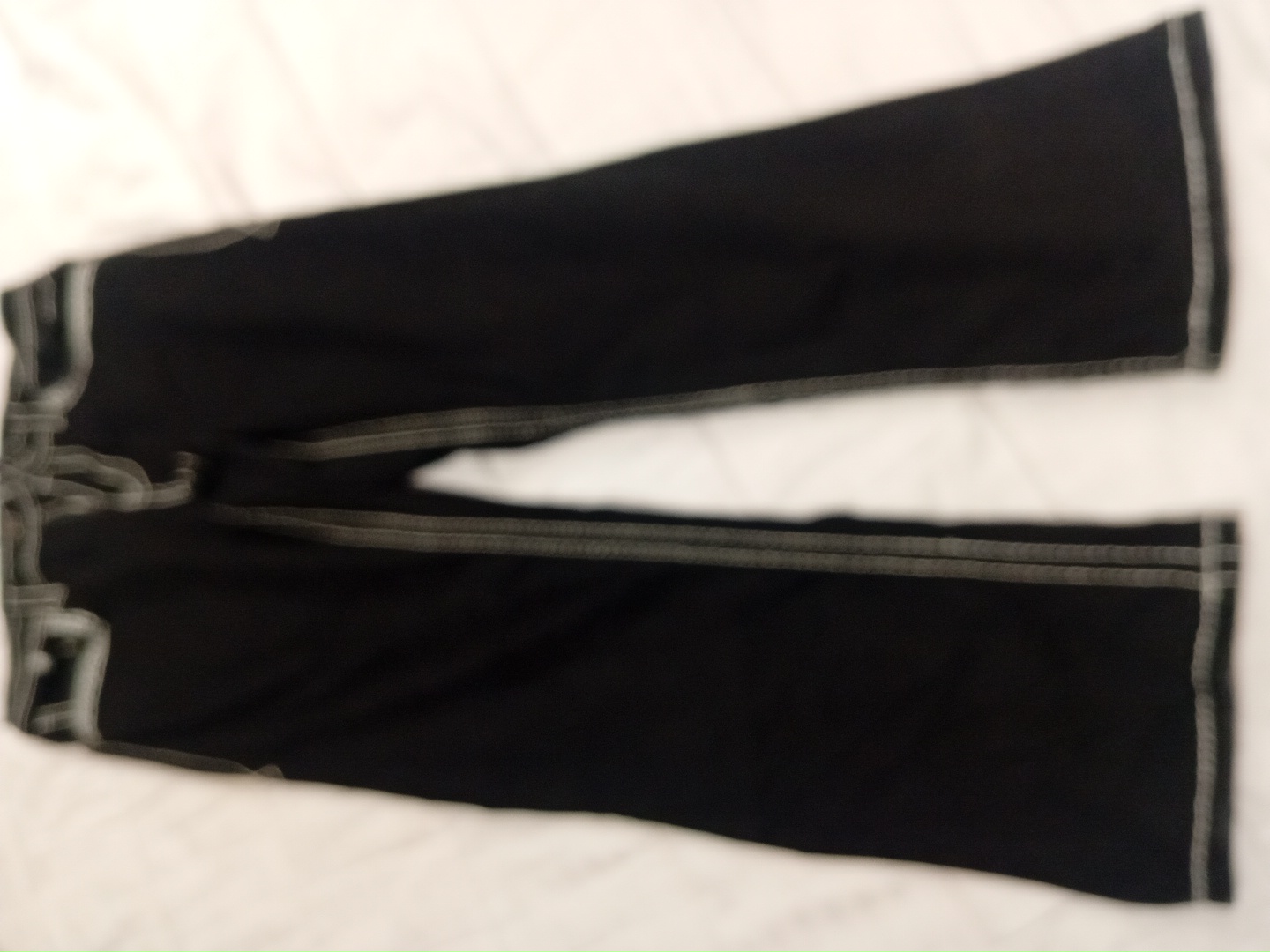 Black Jeans with White Stitching