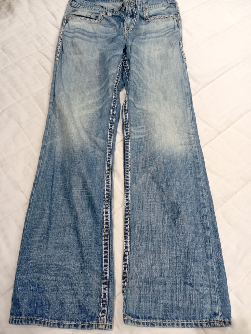 Jeans in denim rovinati Silver Jeans Co.