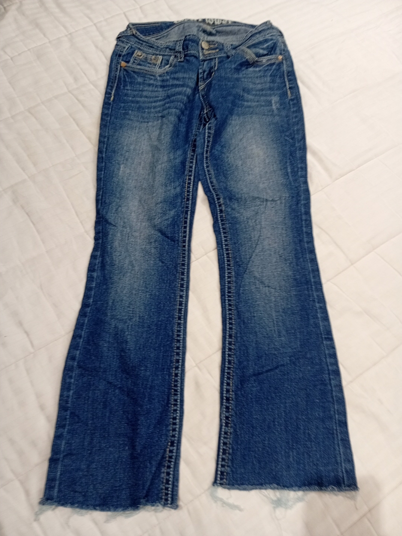 Wallflower Low-Rise Flare Jeans