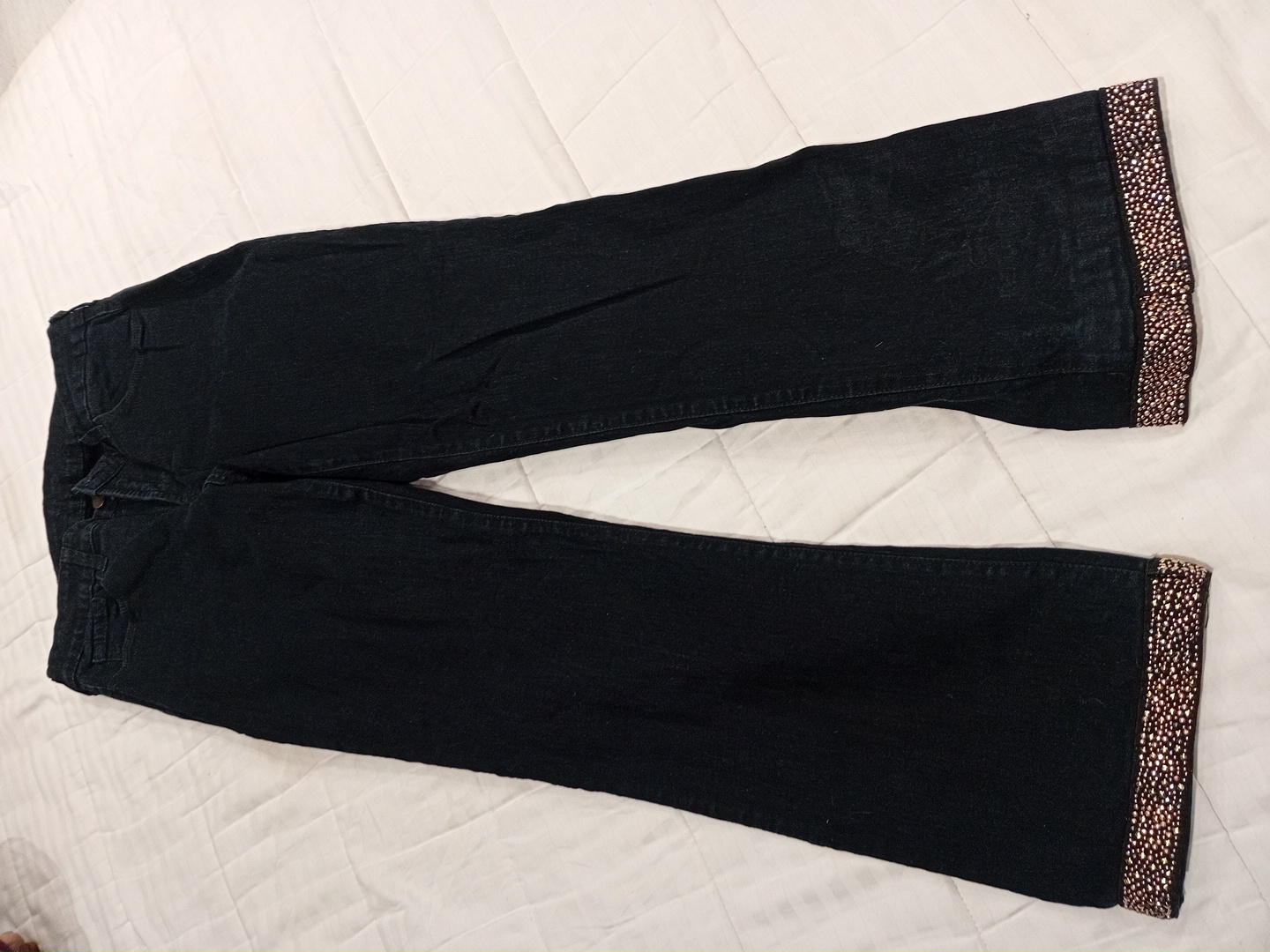 Embellished Flare Jeans