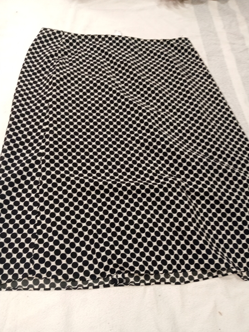 Nine & Company Polka Dot Midi Skirt