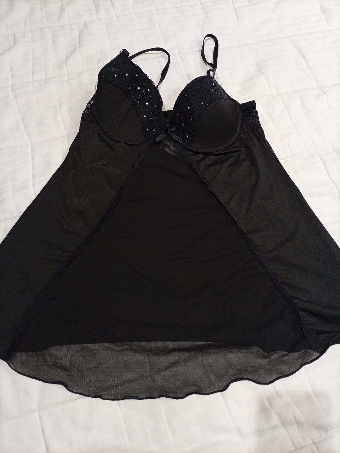 Lingerie Babydoll noire