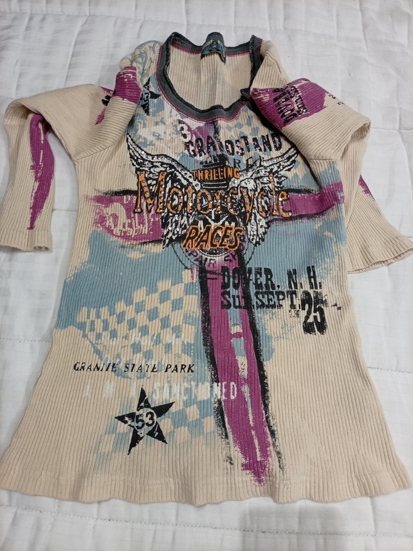 Top graphique de courses de motos au sucre vanillé