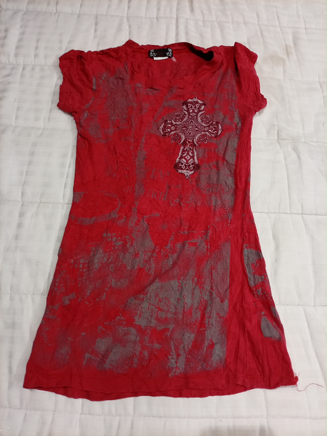 T-shirt graphique rouge