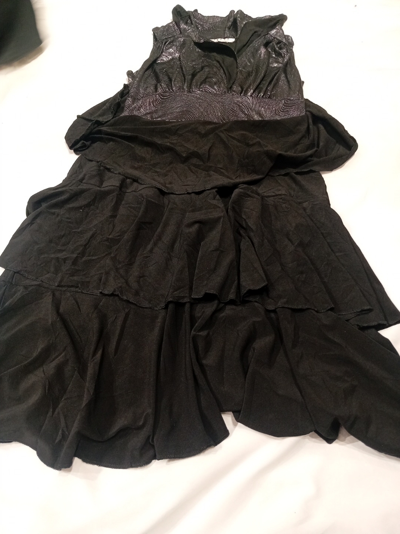 Ruffled Sleeveless Dress