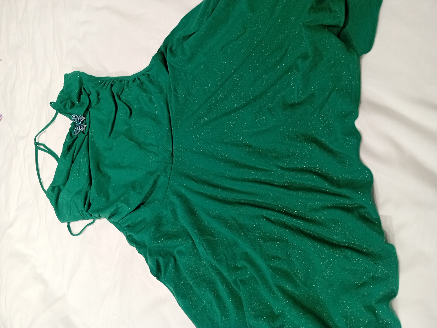 Green Glittery Dress