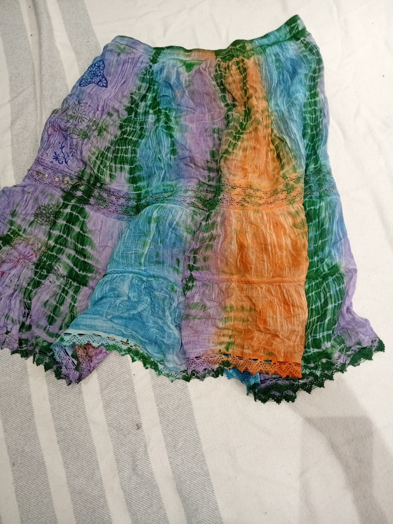 Tiered Tie-Dye Skirt