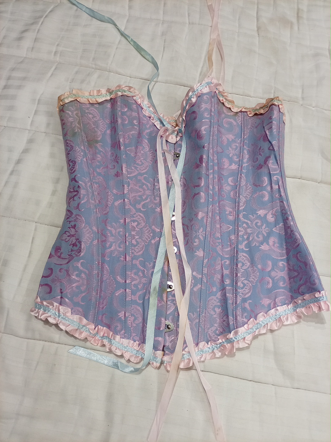 Pastel Floral Corset Top