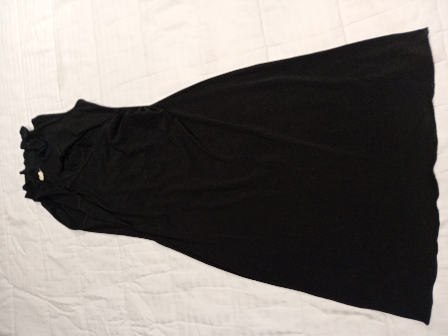 Black Sleeveless Midi Dress