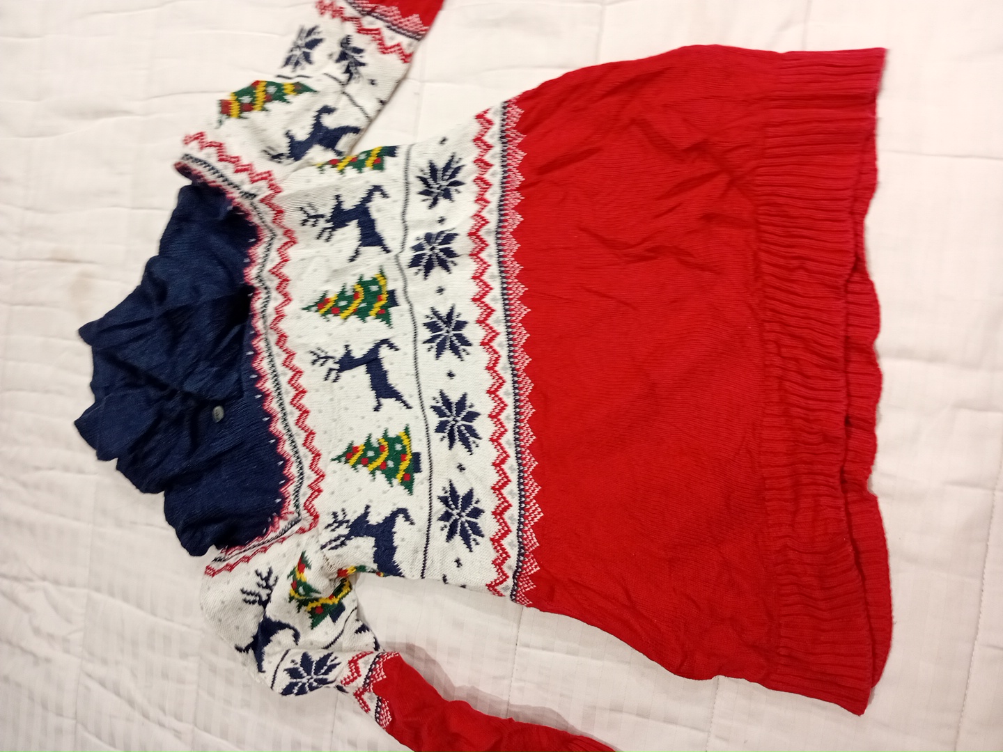 Christmas Reindeer Sweater Dress