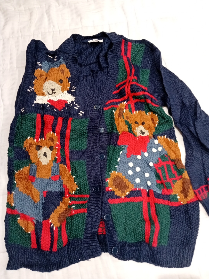 Highrise Design Bear Cardigan