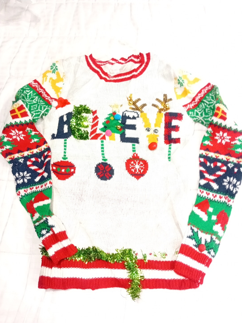 Believe Christmas Sweater