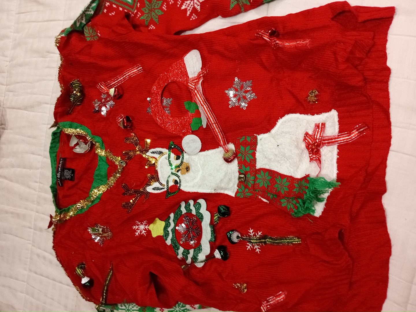 Ugly Christmas Sweater with Llama