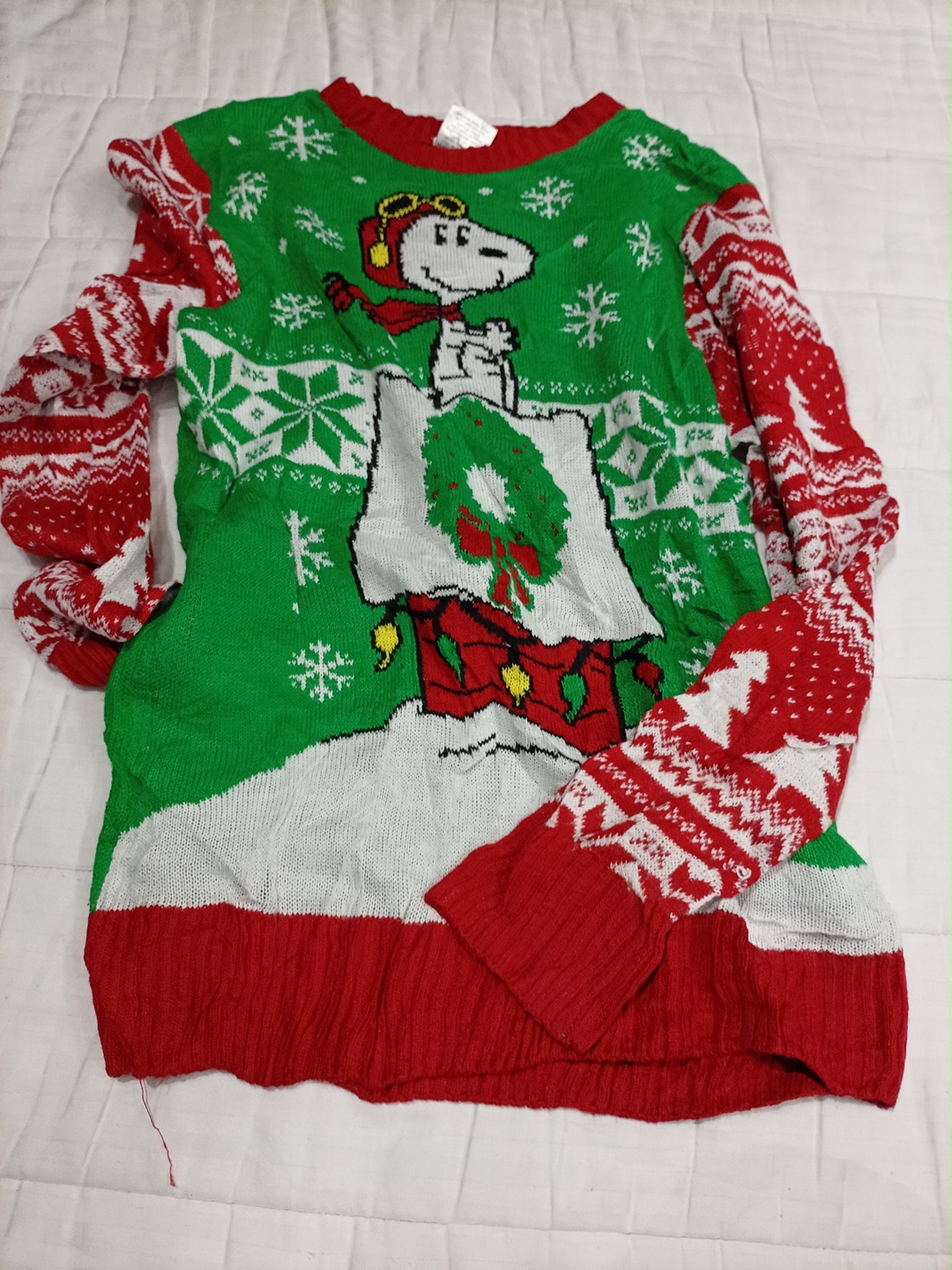 Peanuts Snoopy Christmas Sweater