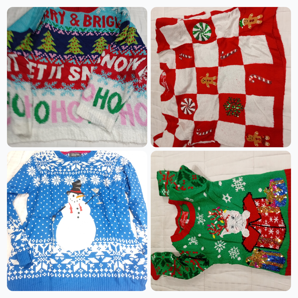 33 Degrees Christmas Sweater Bundle 11 Pc Knitwear..