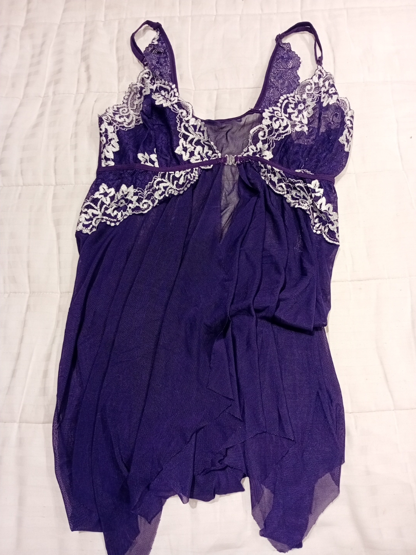 Lingerie Babydoll avec garniture en dentelle