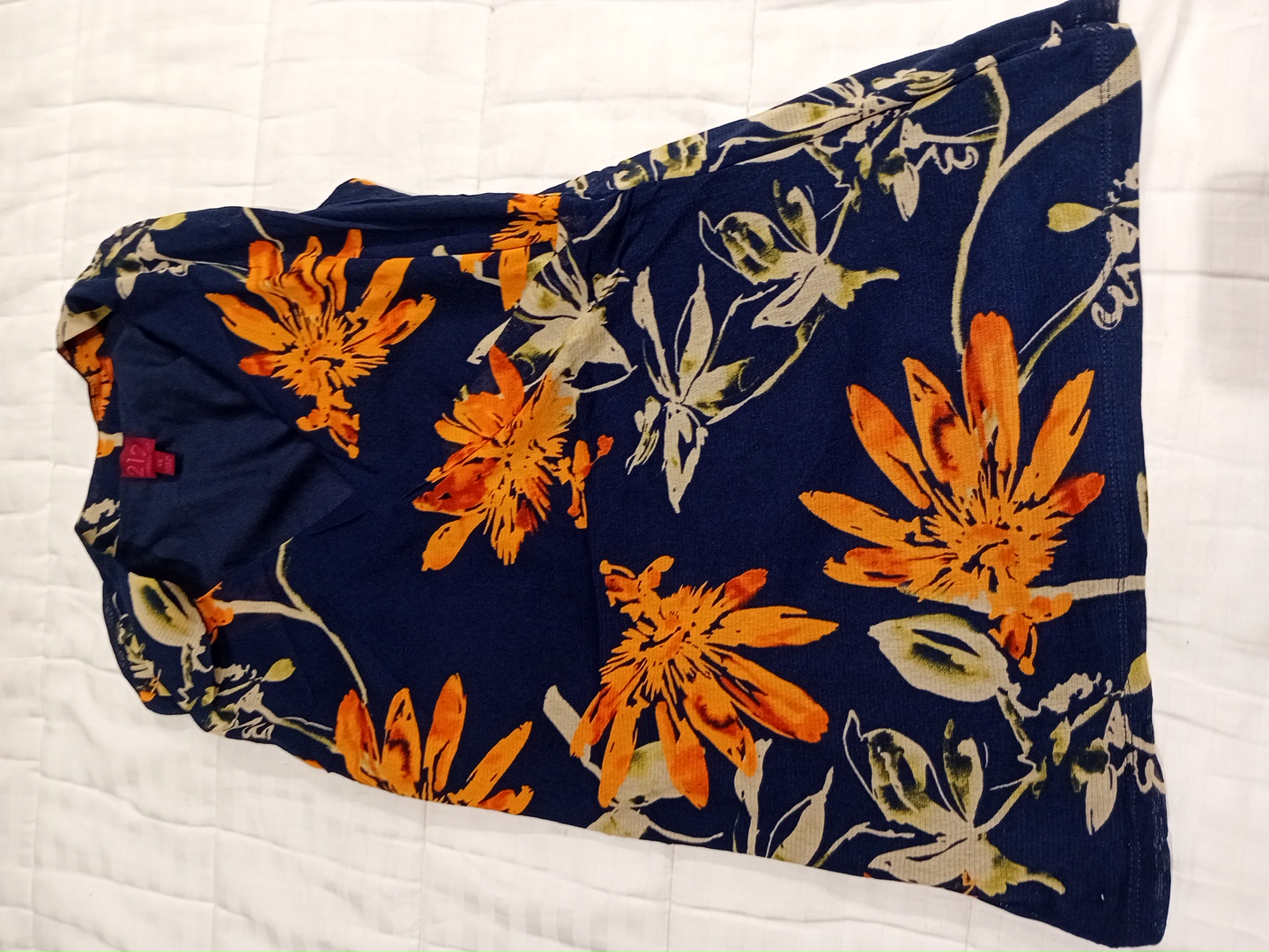 212 Collection Floral Print Sleeveless Top