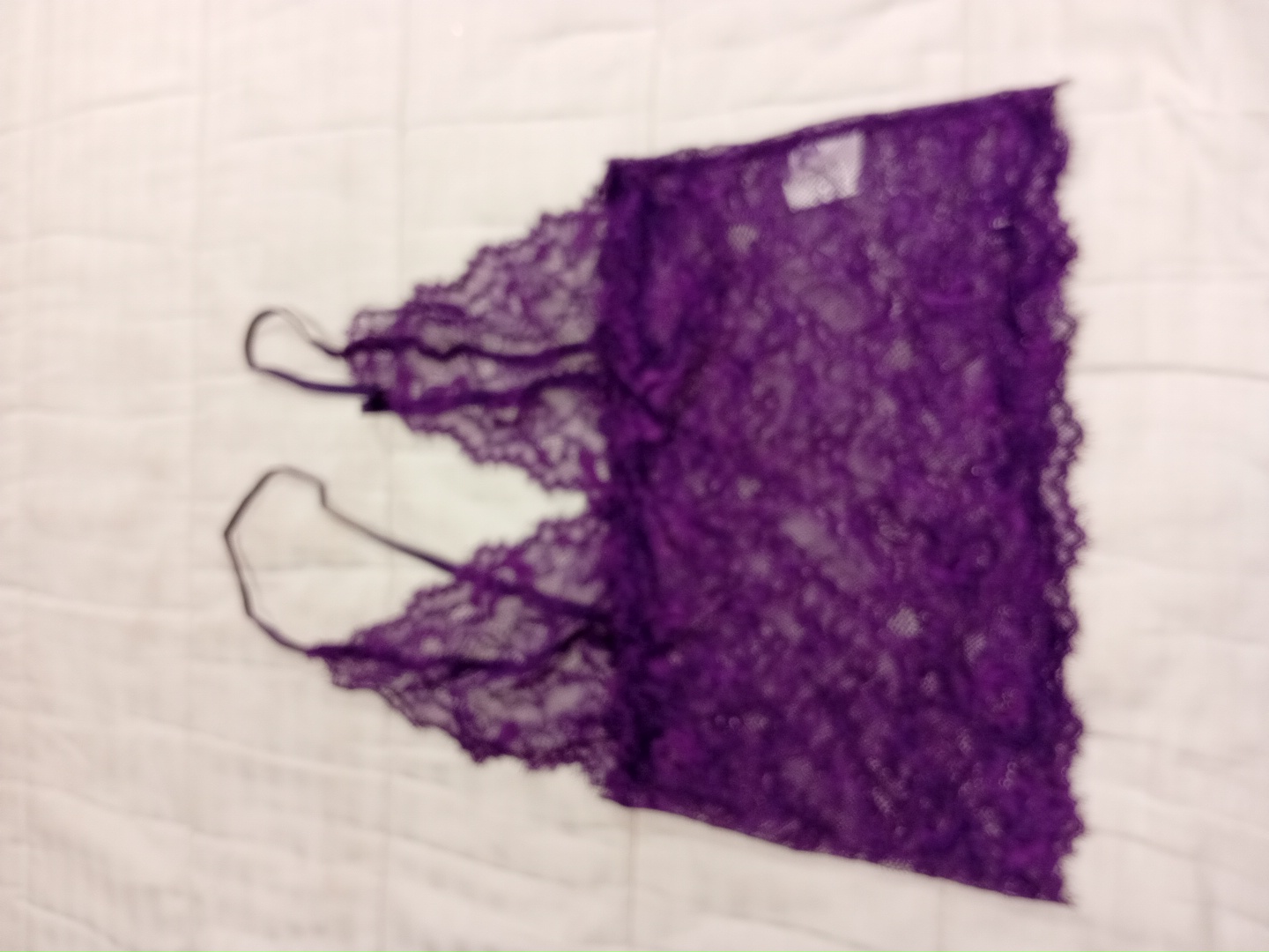Purple Lace Cami Top