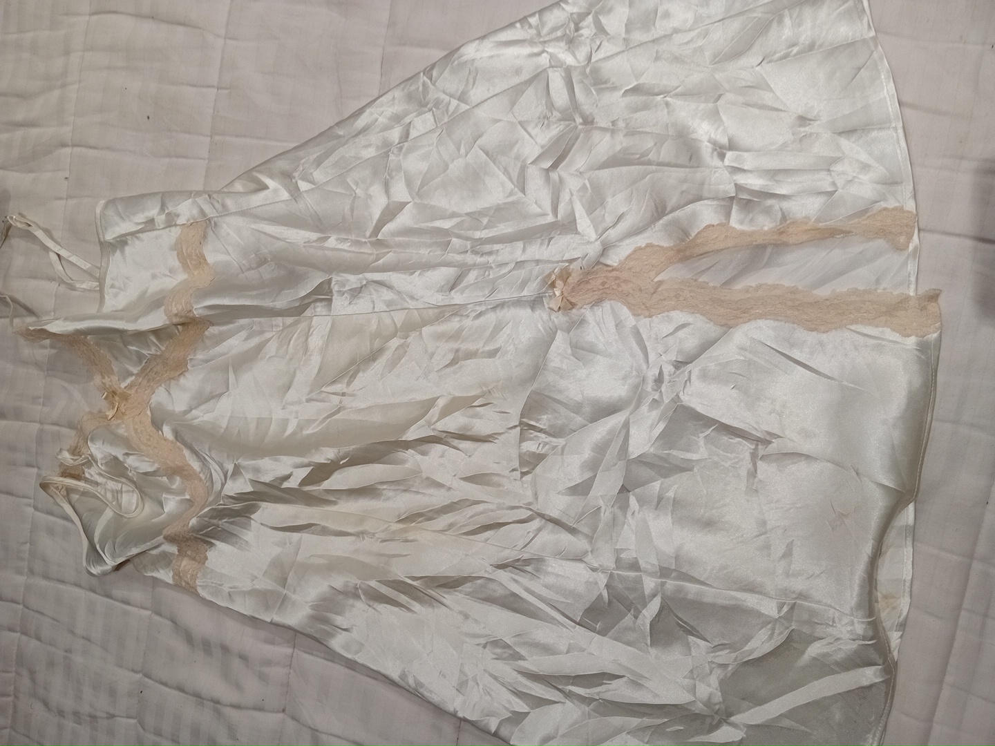 Robe de nuit en dentelle blanche Apt. 9 Intimates