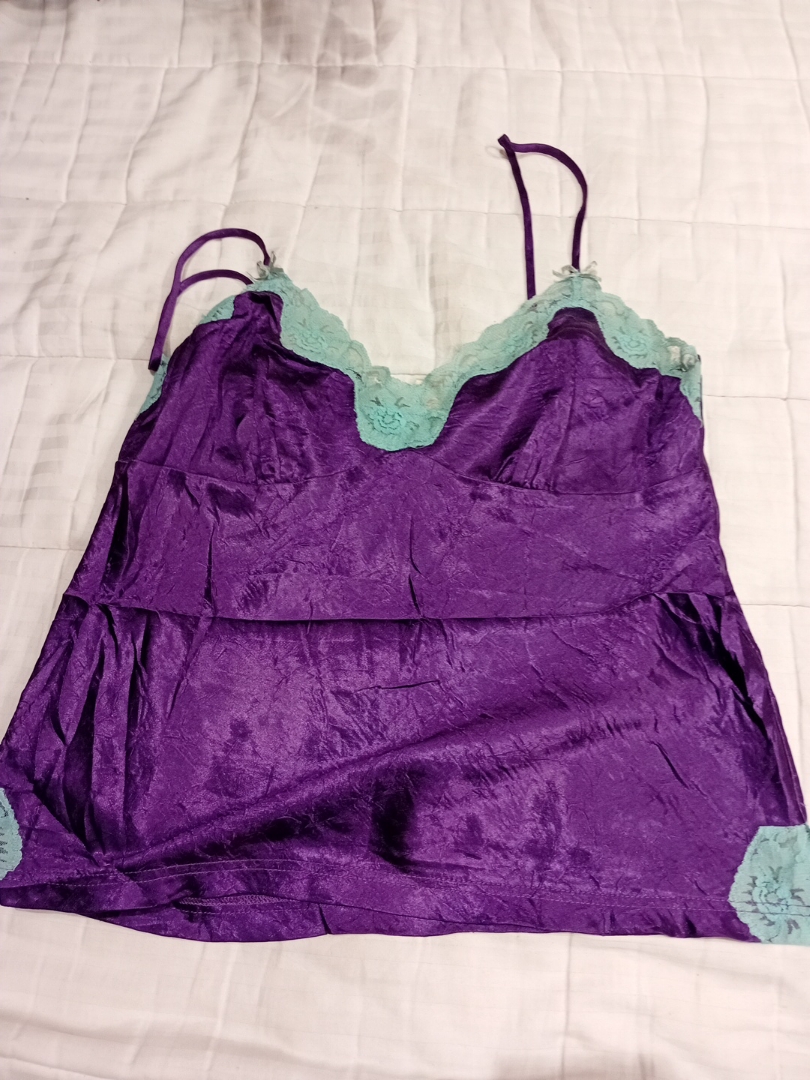 Candie's Purple Lace Trim Camisole