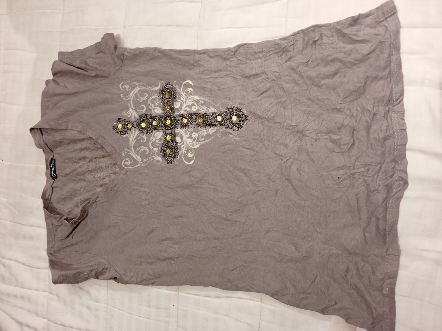 Camiseta Gráfica Embelizada Cottyon