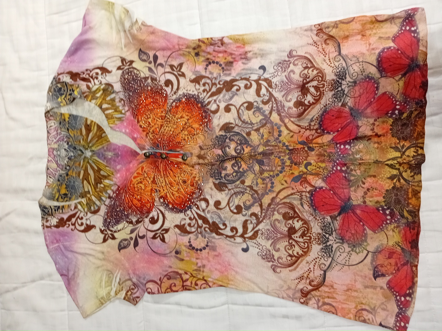 Butterfly Print T-shirt