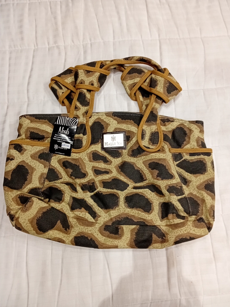 Halle Joy Animal Print Tote Bag