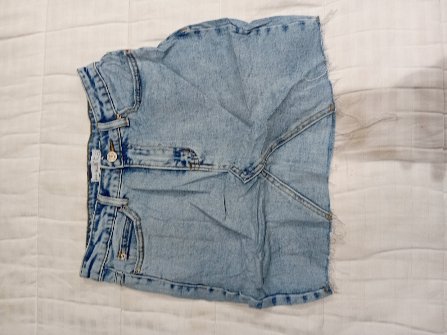 Just Quella Denim Mini Skirt