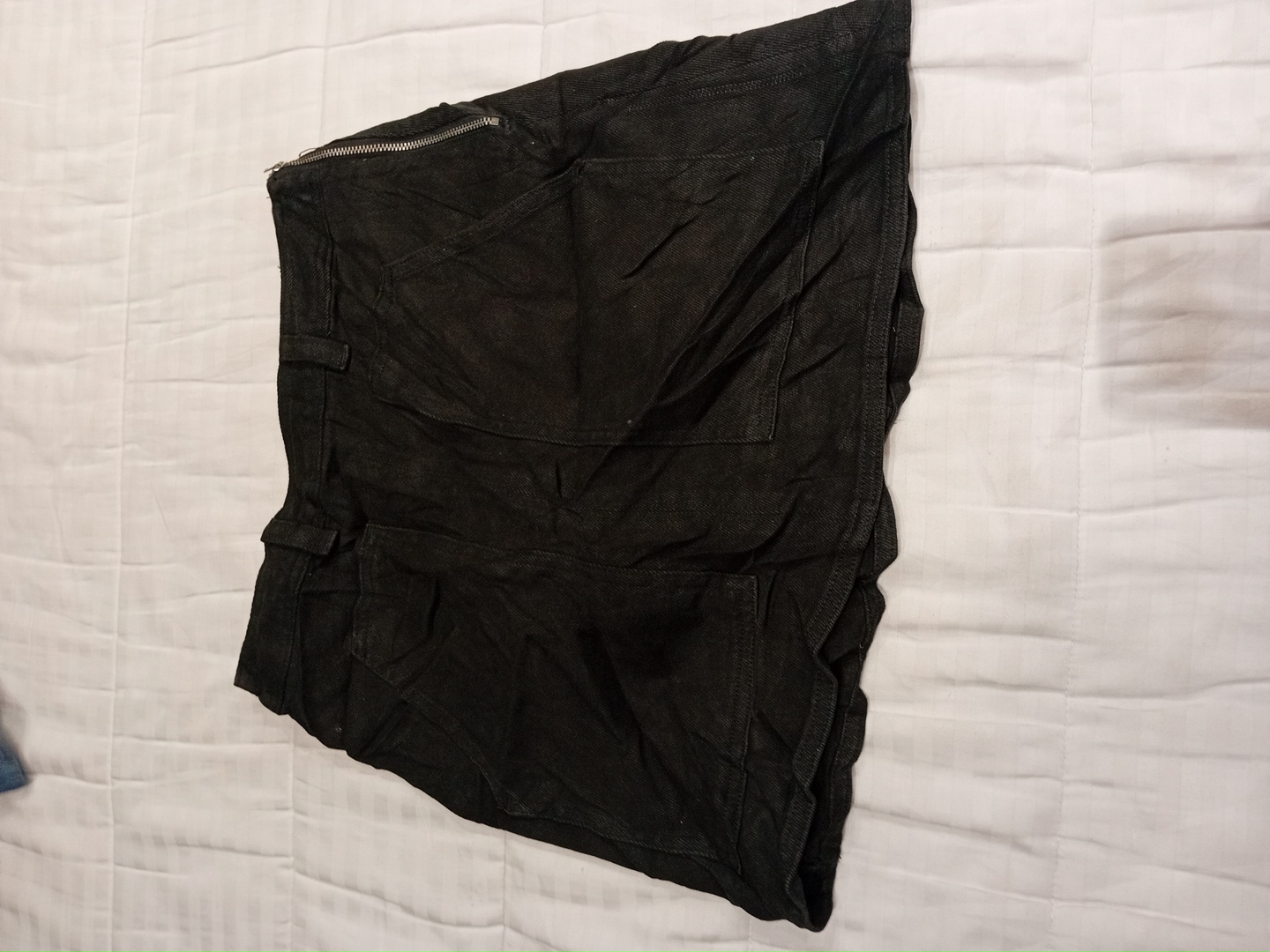 Wilfred Free Denim Mini Skirt