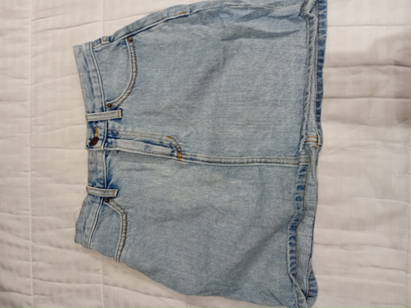 Tna Denim Mini Skirt