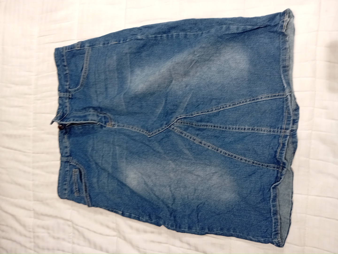 Saia Midi de Jeans