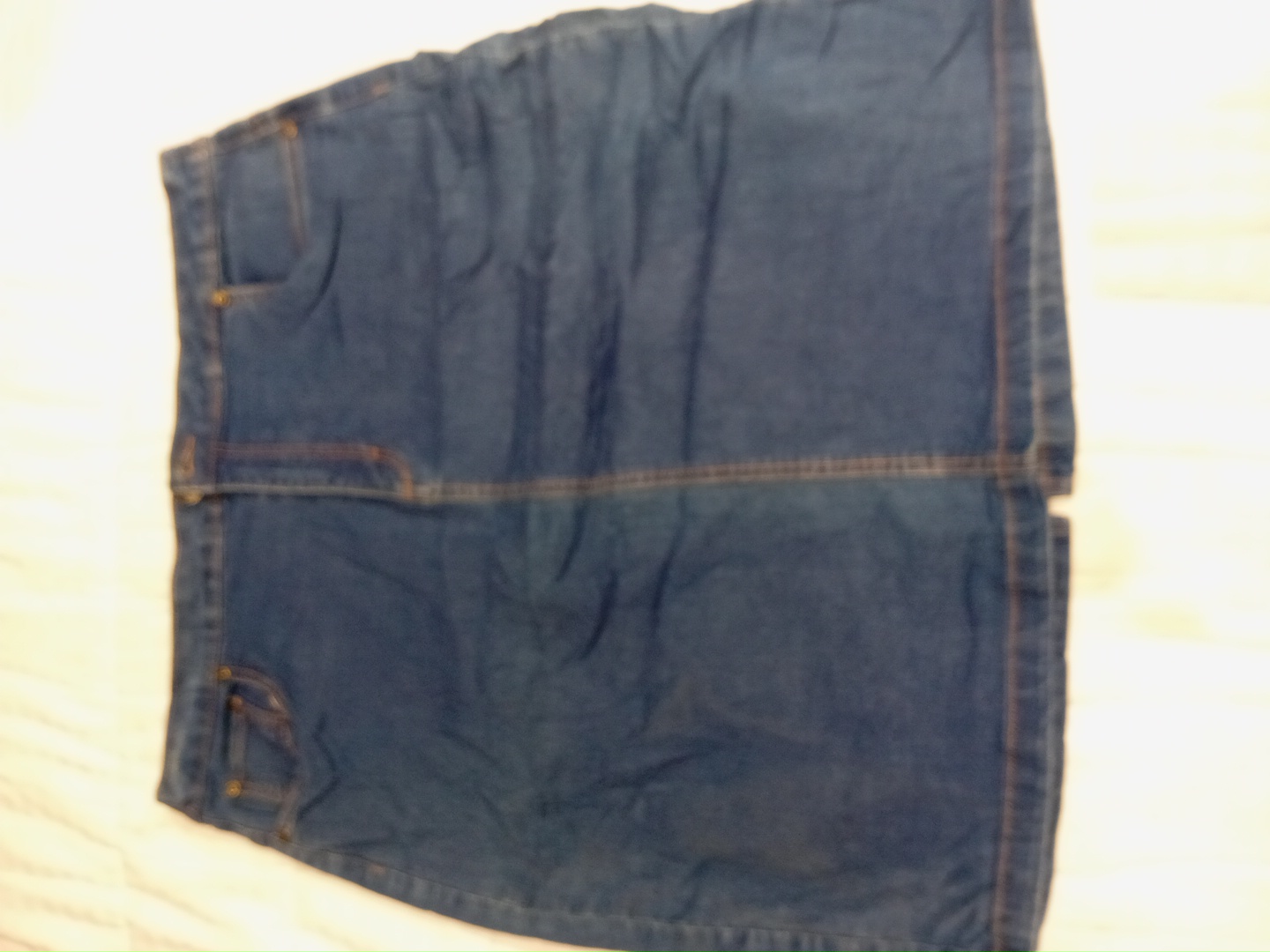 Saia Midi de Jeans Edições Básicas