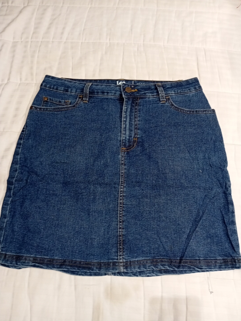 Lee Riders Midrise Denim Skirt