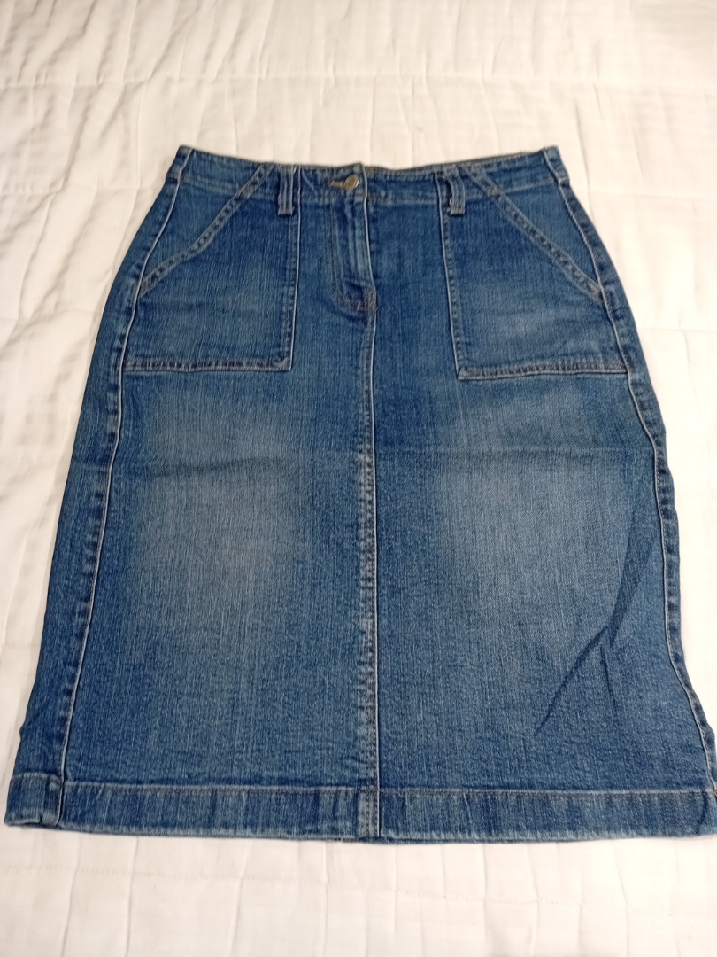 M&S Denim Midi Skirt