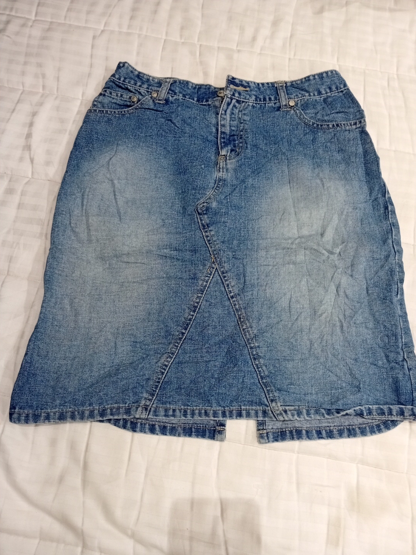 Saia Midi de Denim No Boundaries