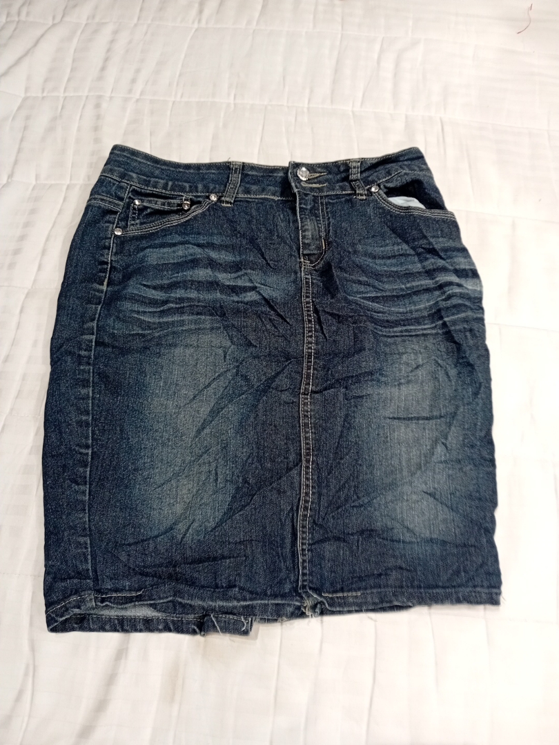 Karen T Denim Mini Skirt