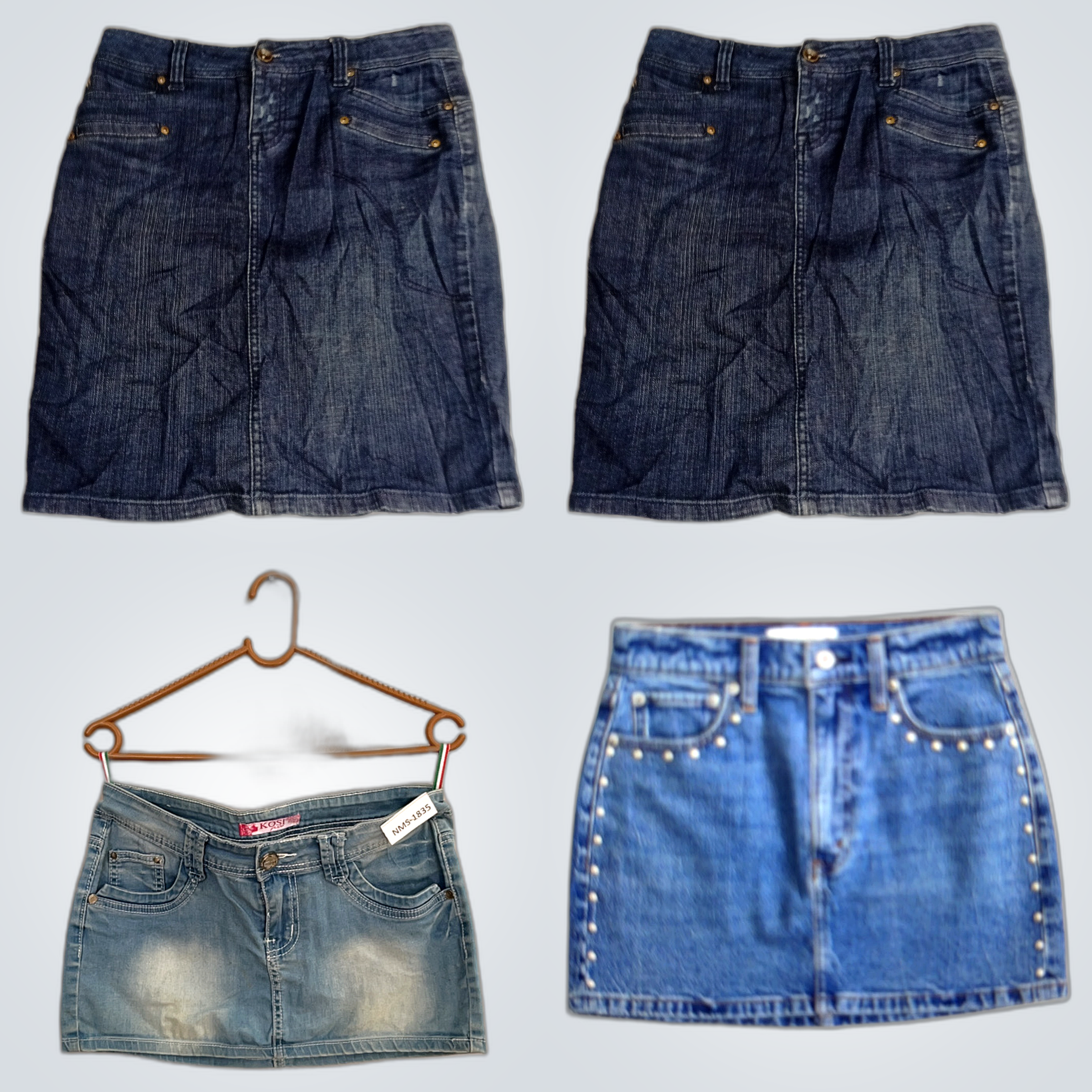KOSI & Levi's Denim Skirt Bundle - 10 Piece Fashio..