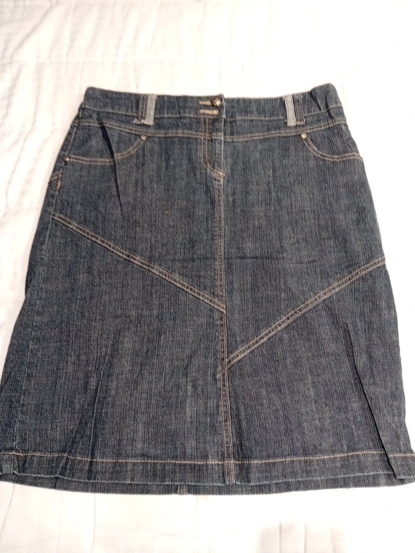 Point Zero Denim Mini Skirt