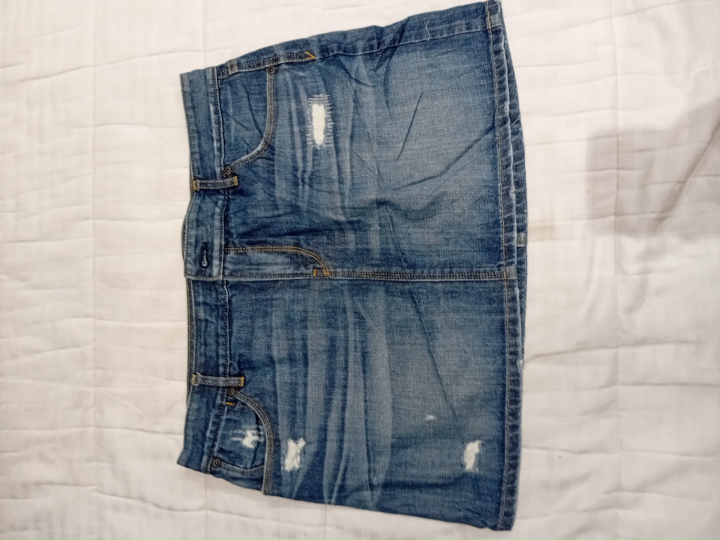 Jupe Mini en Jean Ann Taylor LOFT