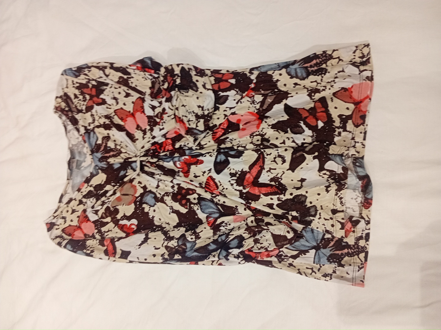 Blouse à manches longues petite imprimé papillon C..