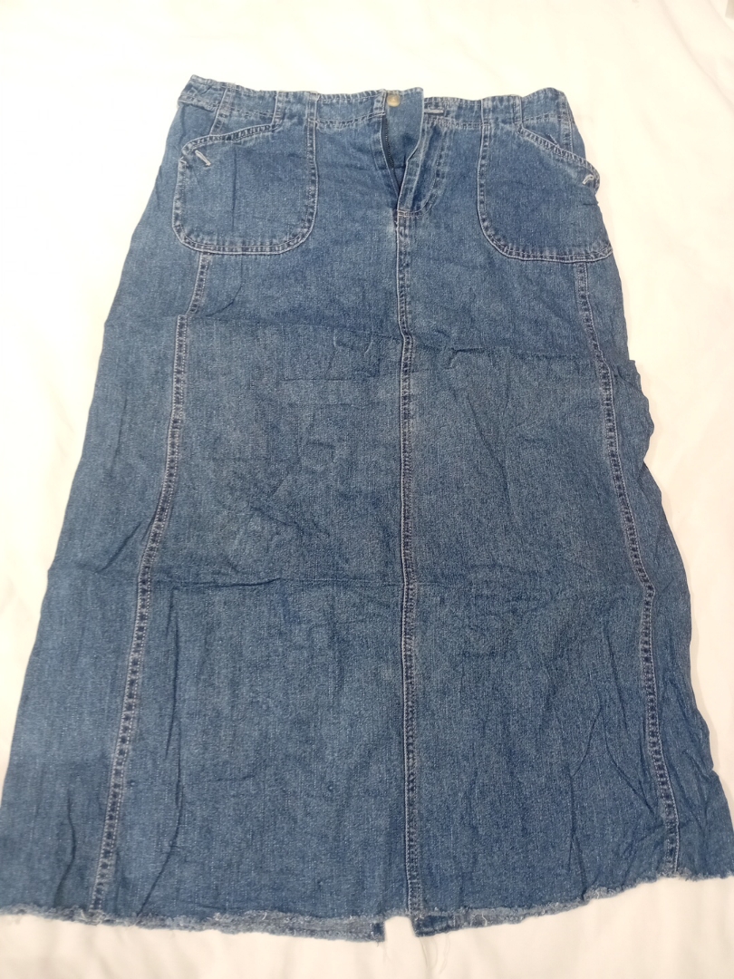 Falda Maxi de Denim
